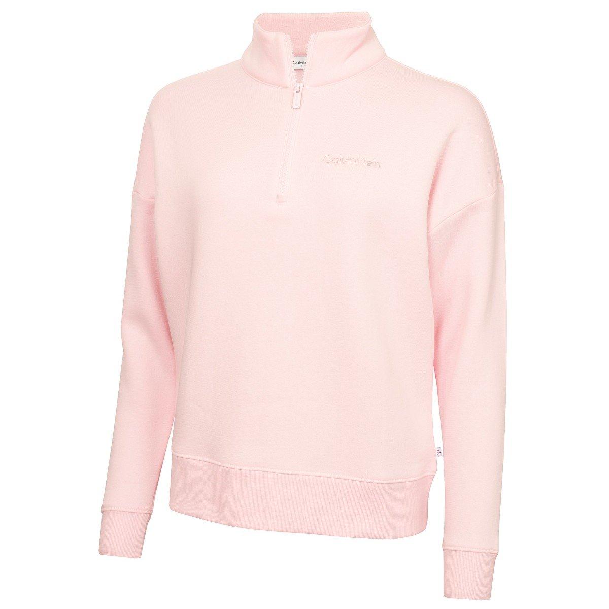 Calvin Klein Ladies Raya Quarter Zip Golf Mid Layer