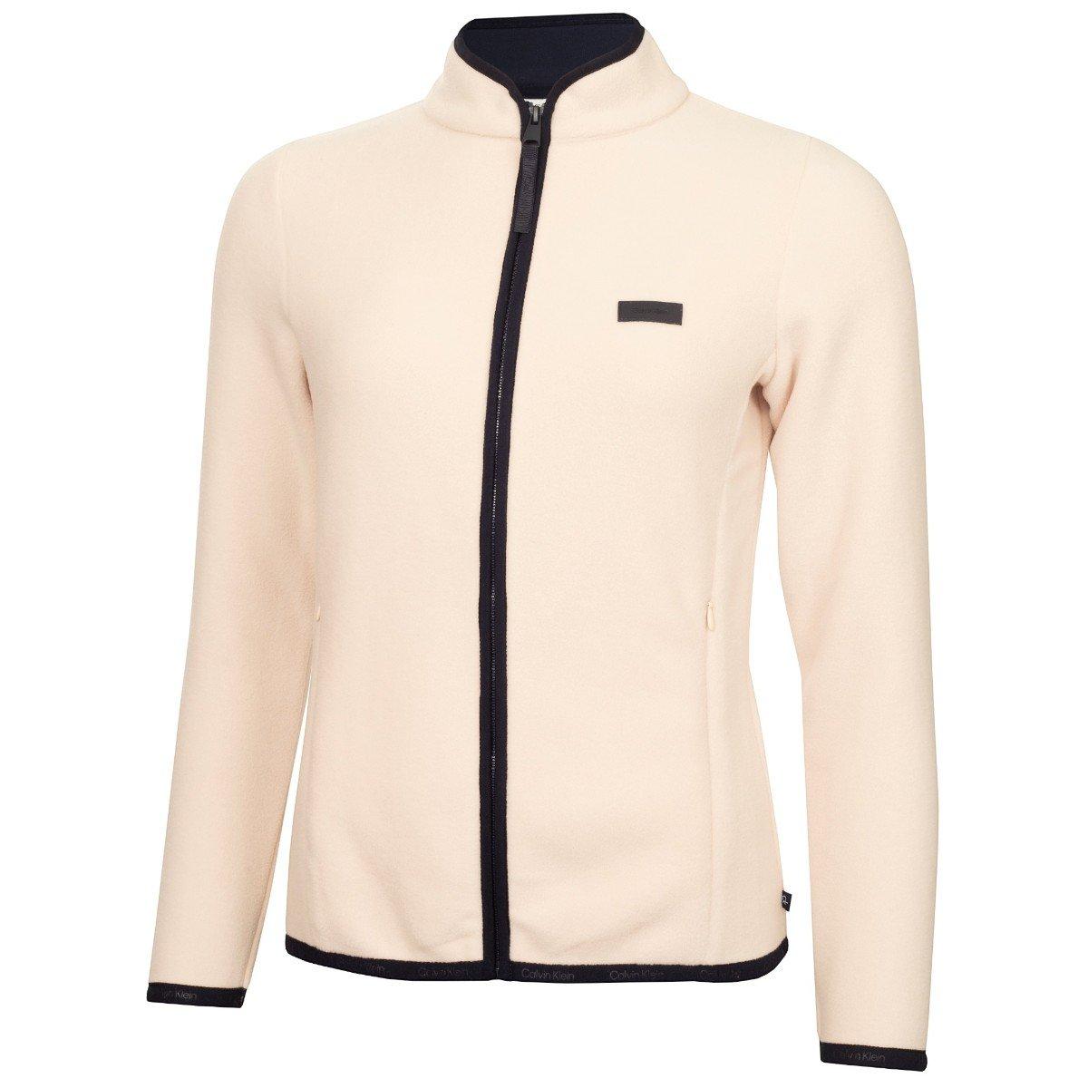 Calvin Klein Ladies Faryn Fleece Full Zip Golf Mid Layer