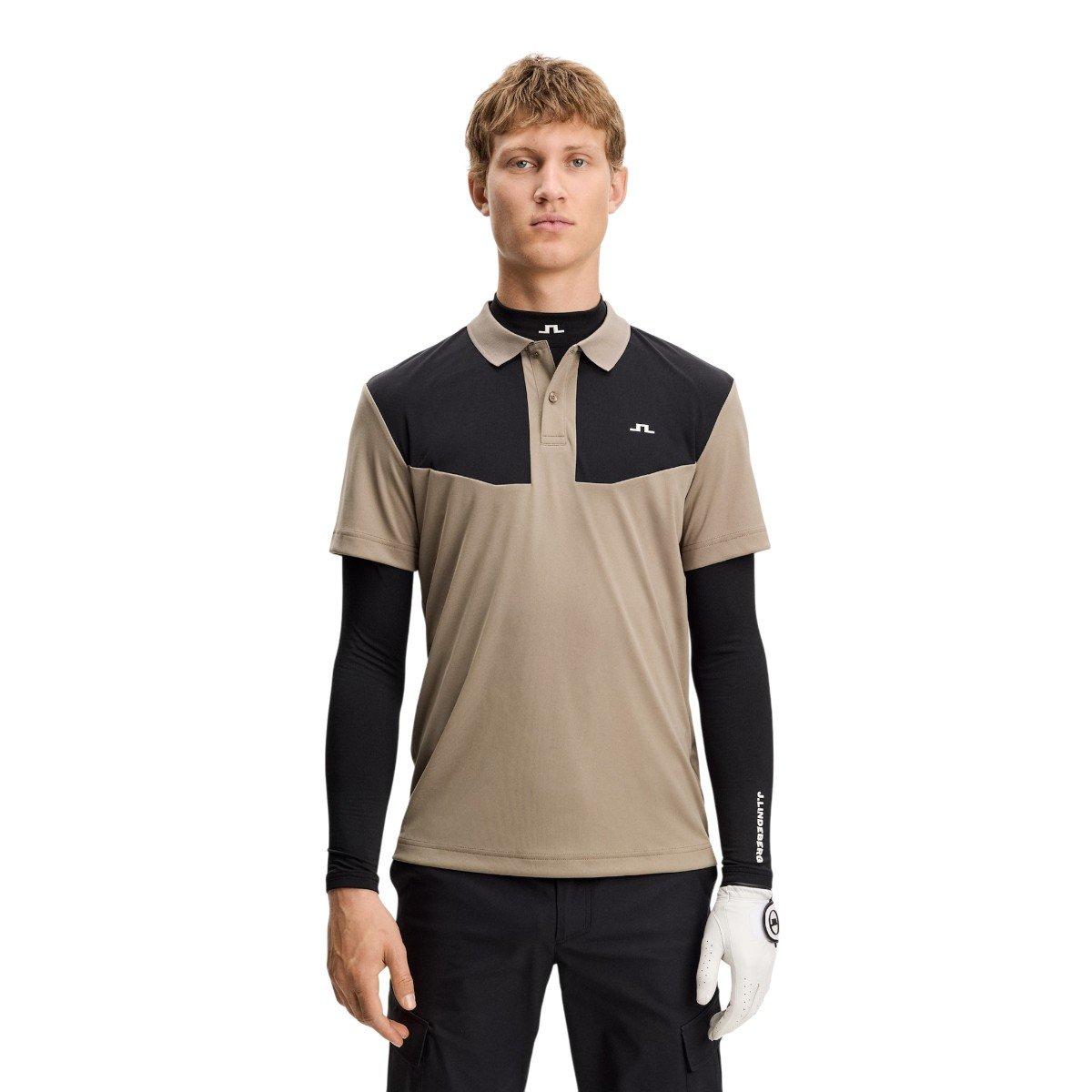 J.Lindeberg Men's Calex Cut & Sew Golf Polo Shirt