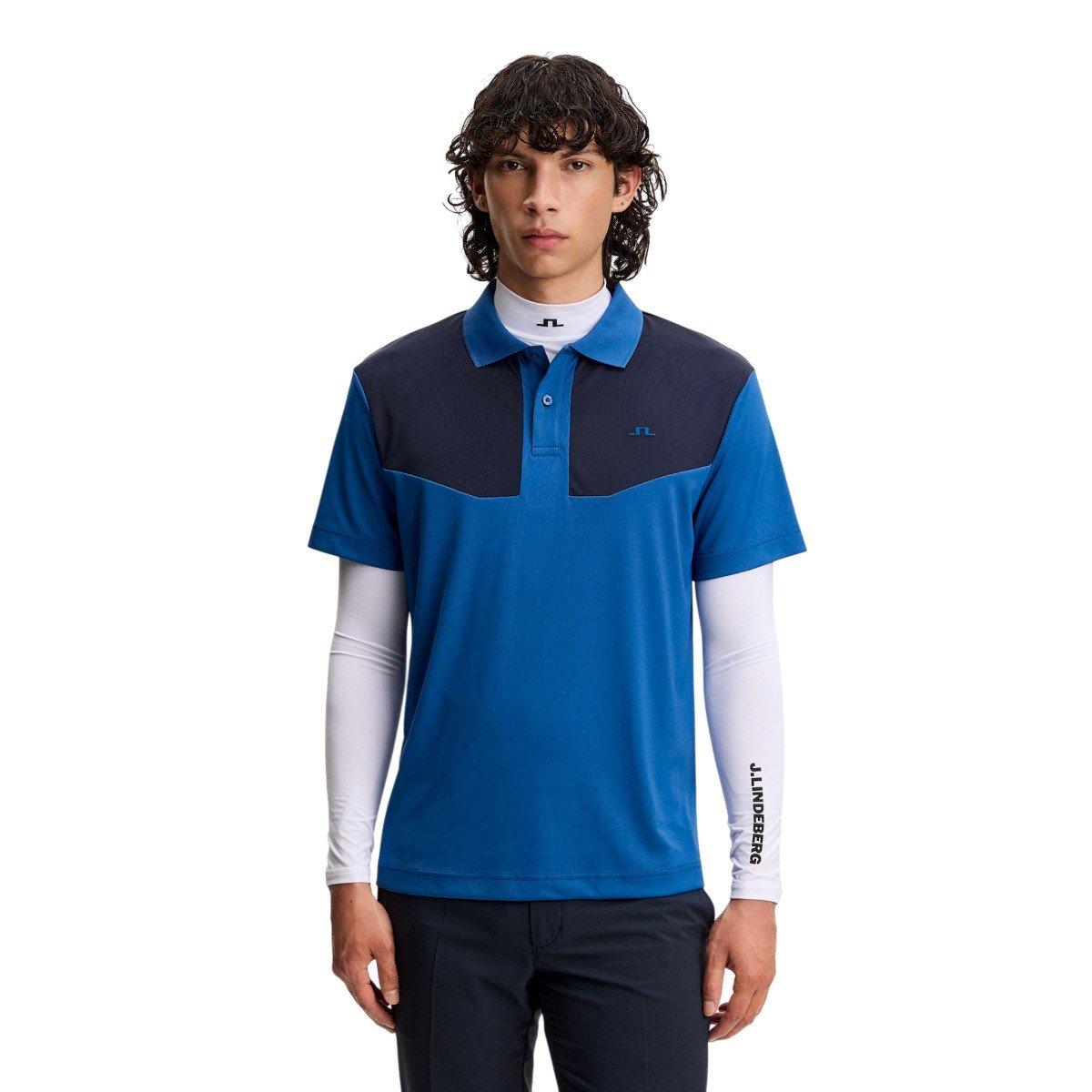 J.Lindeberg Men's Calex Cut & Sew Golf Polo Shirt