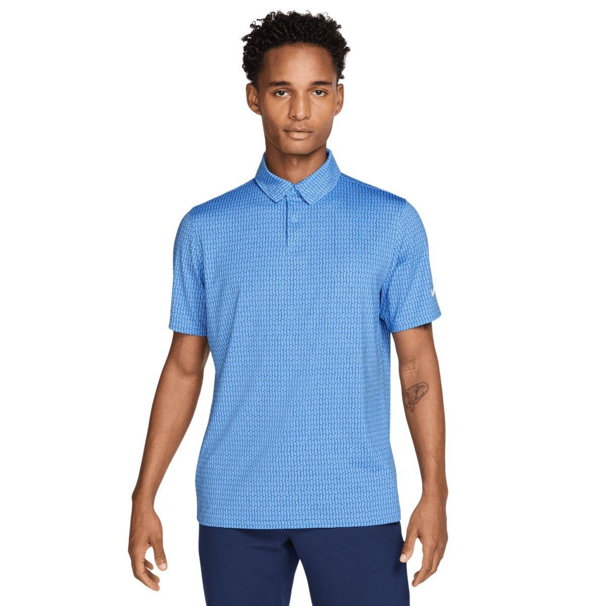 Nike Men's Vertical Print Club Golf Polo Shirt 