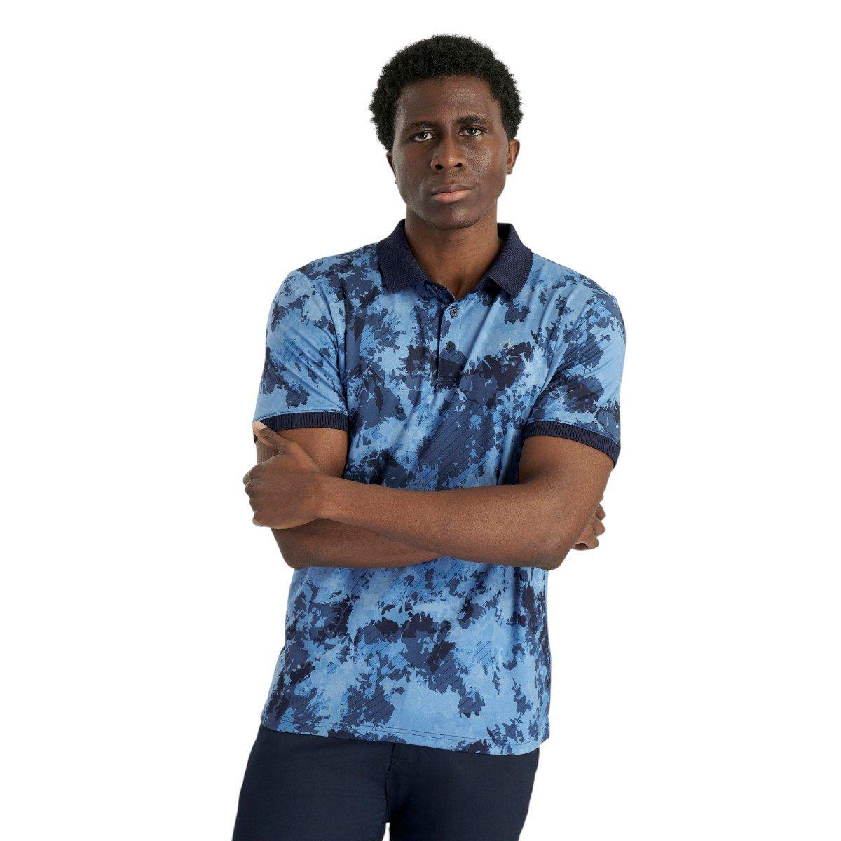Calvin Klein Calvin Klein Digital Chaos Printed Polo Shirt