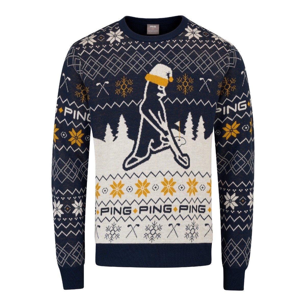 PING Men's Festive Mr.PING Golf Jumper Mid Layer