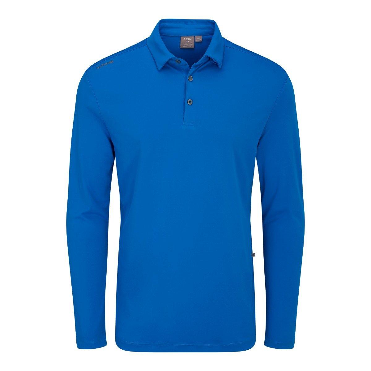 PING Men's Lockwood Long Sleeve Golf Polo Shirt