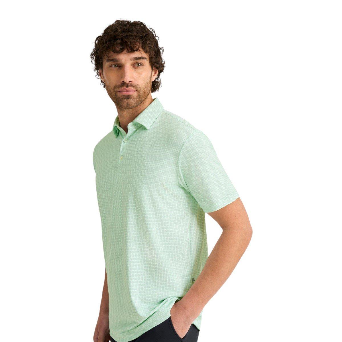 PING Men's Gilmore Diamond Print Golf Polo Shirt