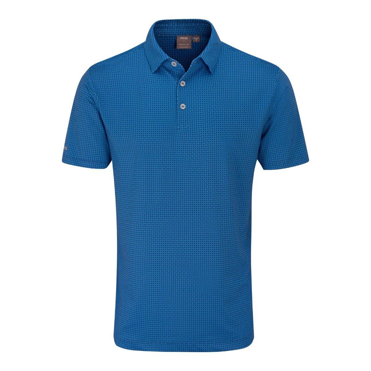 Ping Ping Gilmore Diamond Print Polo Shirt