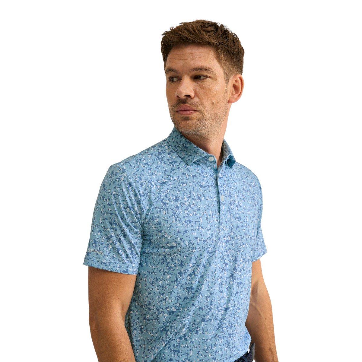 PING Men's Gilmore Paint Print Golf Polo Shirt
