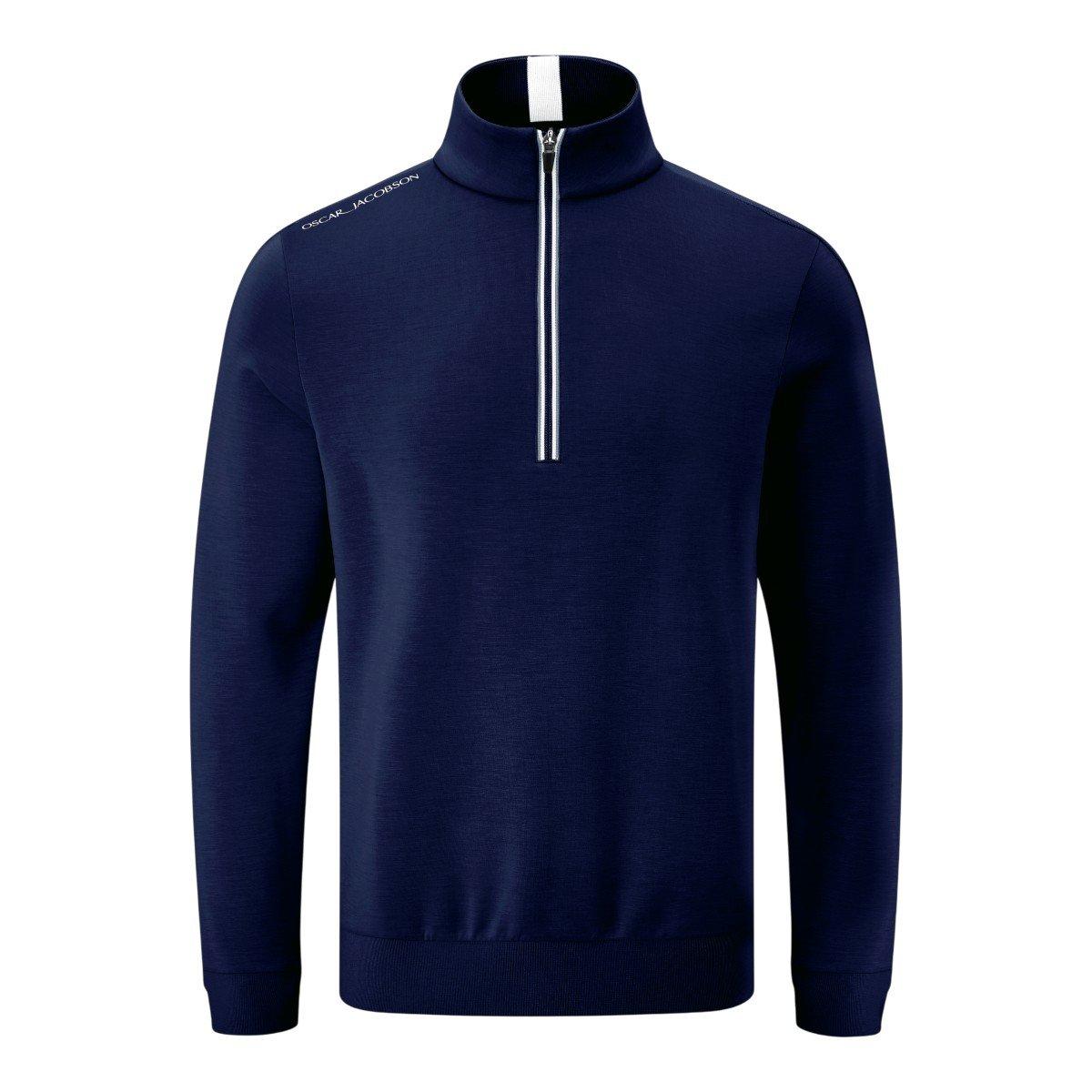 Oscar Jacobson Men's Drew Quarter Zip Golf Mid Layer
