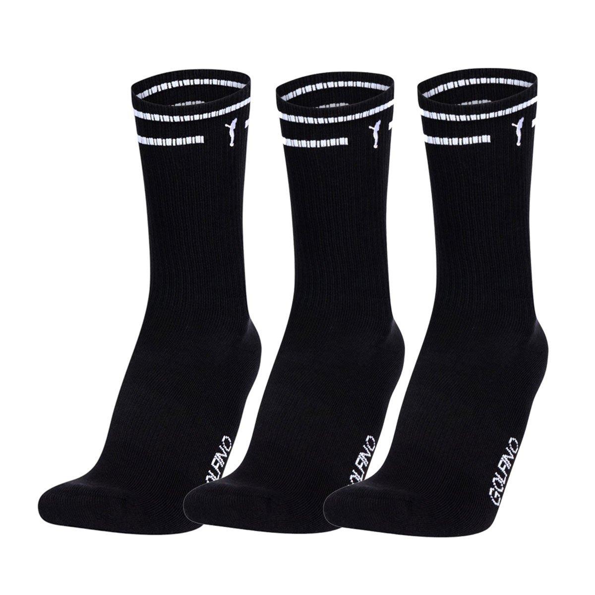 GOLFINO Men's Crew Golf Socks - 3 Pack