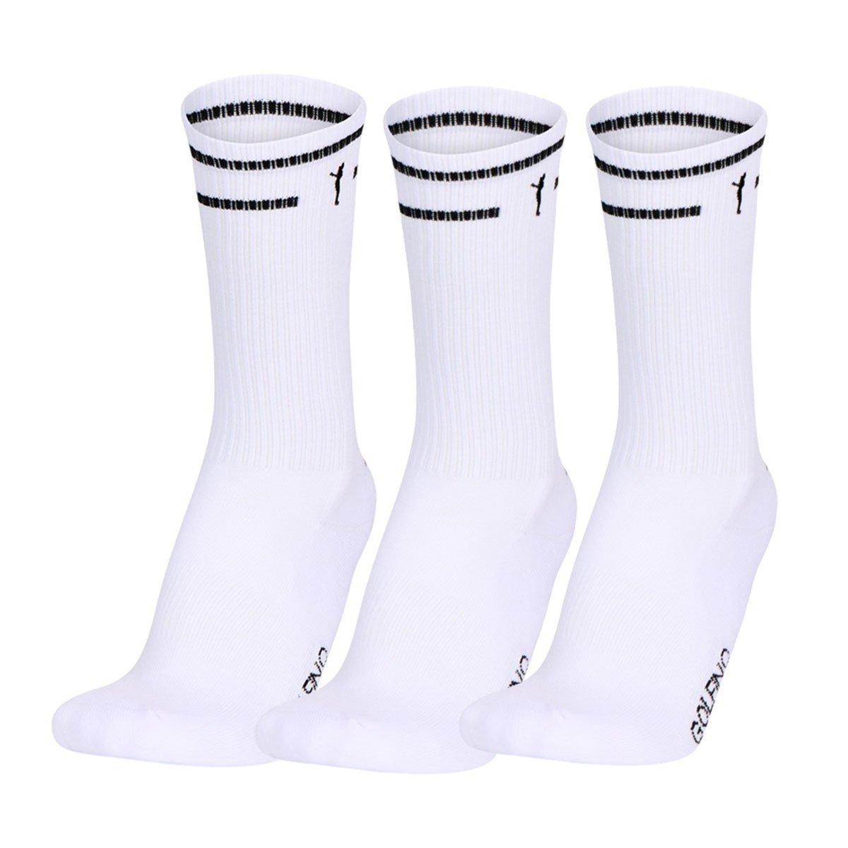 GOLFINO Men's Crew Golf Socks - 3 Pack