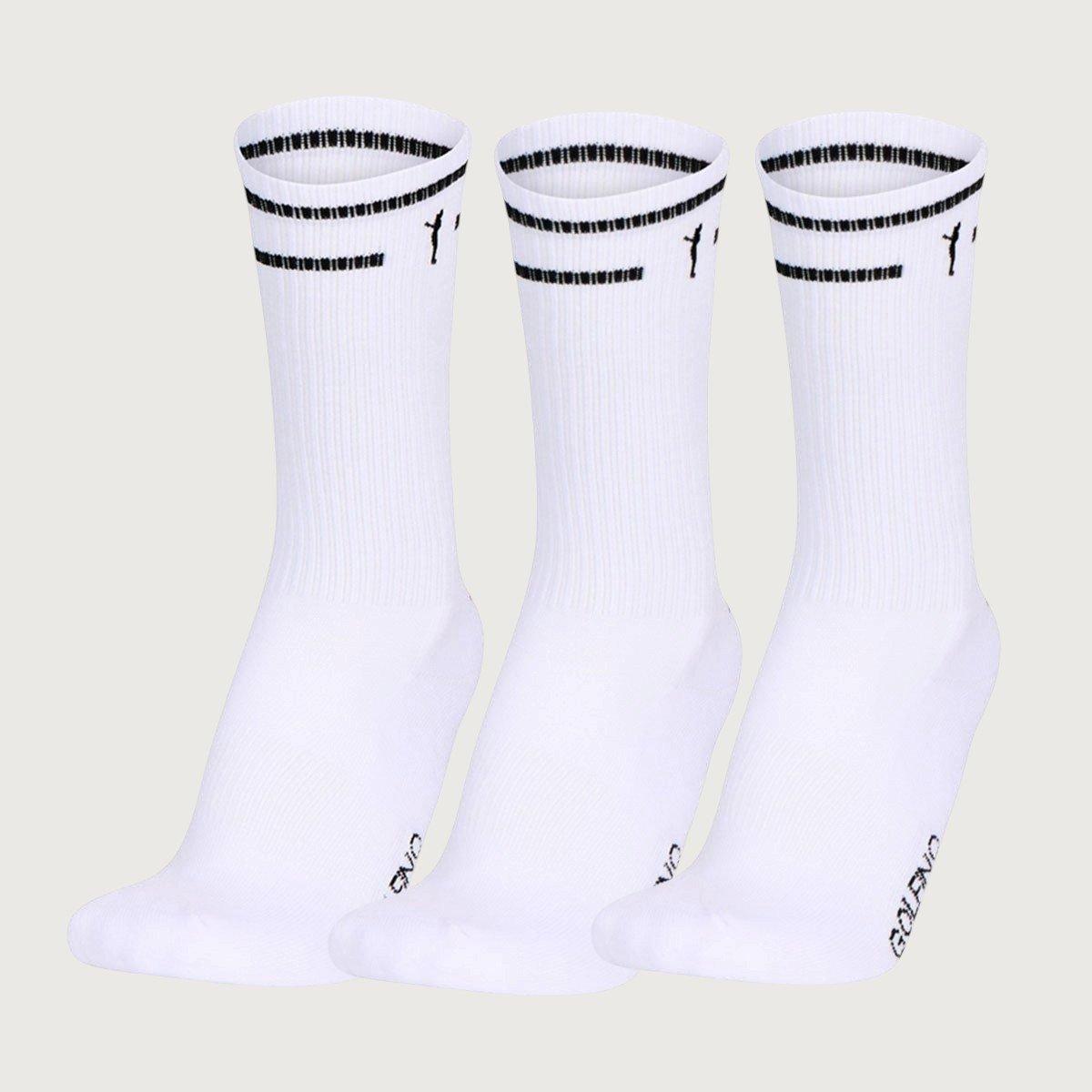 GOLFINO Men's Crew Golf Socks - 3 Pack