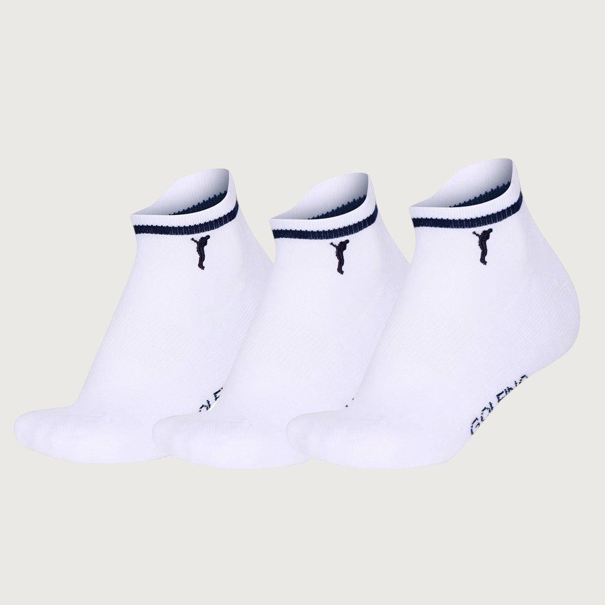 GOLFINO Men's Low Cut Golf Socks - 3 Pair Pack