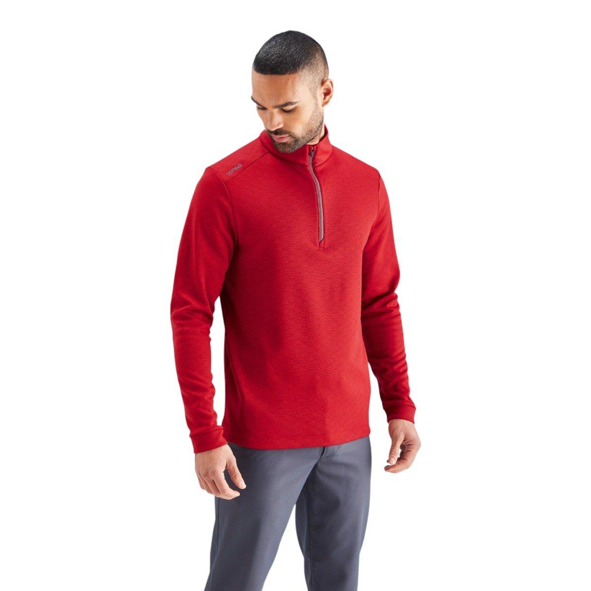 PING Men's Bexton Fleece Half Zip Mid Layer