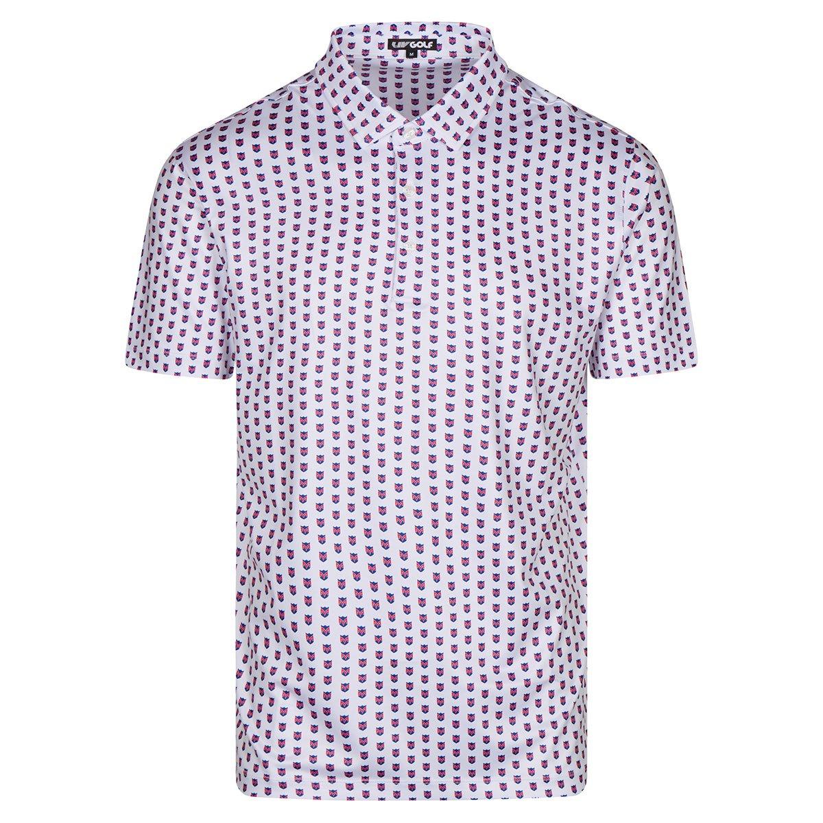 LIV Golf Men's Majesticks AOP Golf Polo Shirt