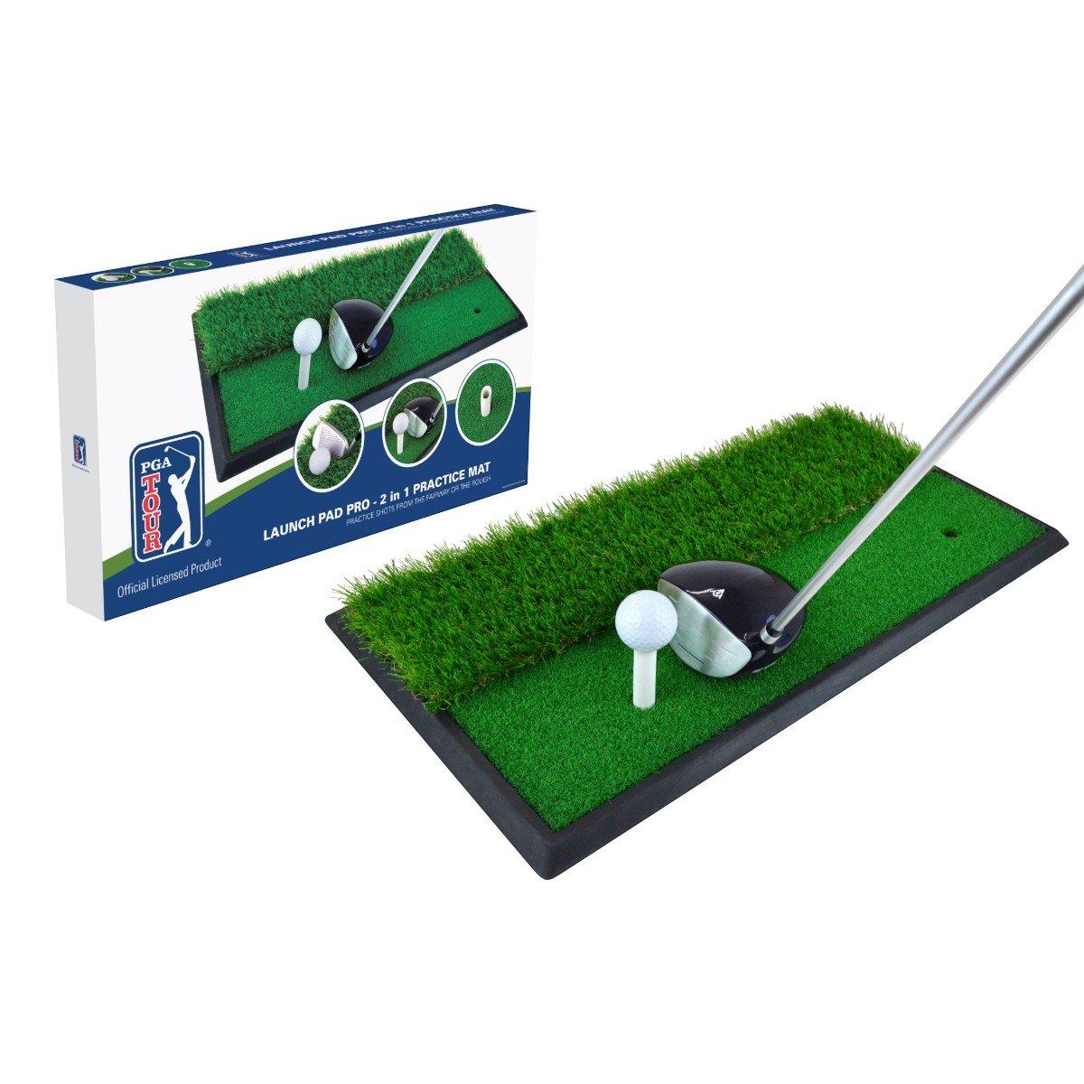PGA Tour PGA Tour Launch PAD PRO 2 IN 1 Hitting Turf MAT Training Aid