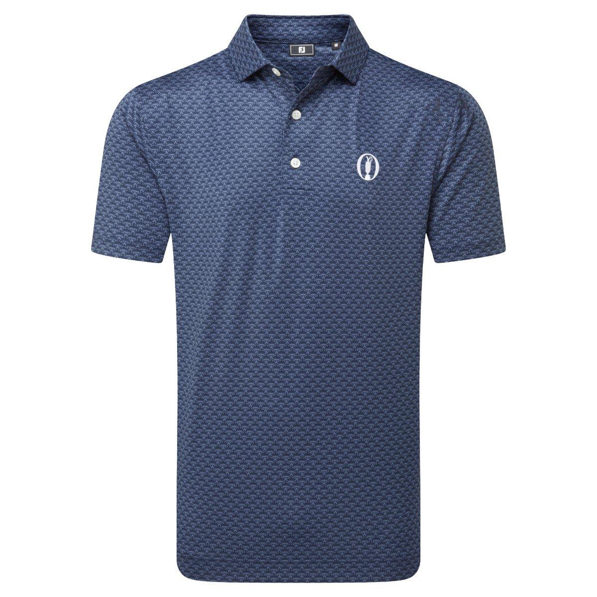 FootJoy FootJoy 154TH Open Championship Crown Lisle Print Polo Shirt