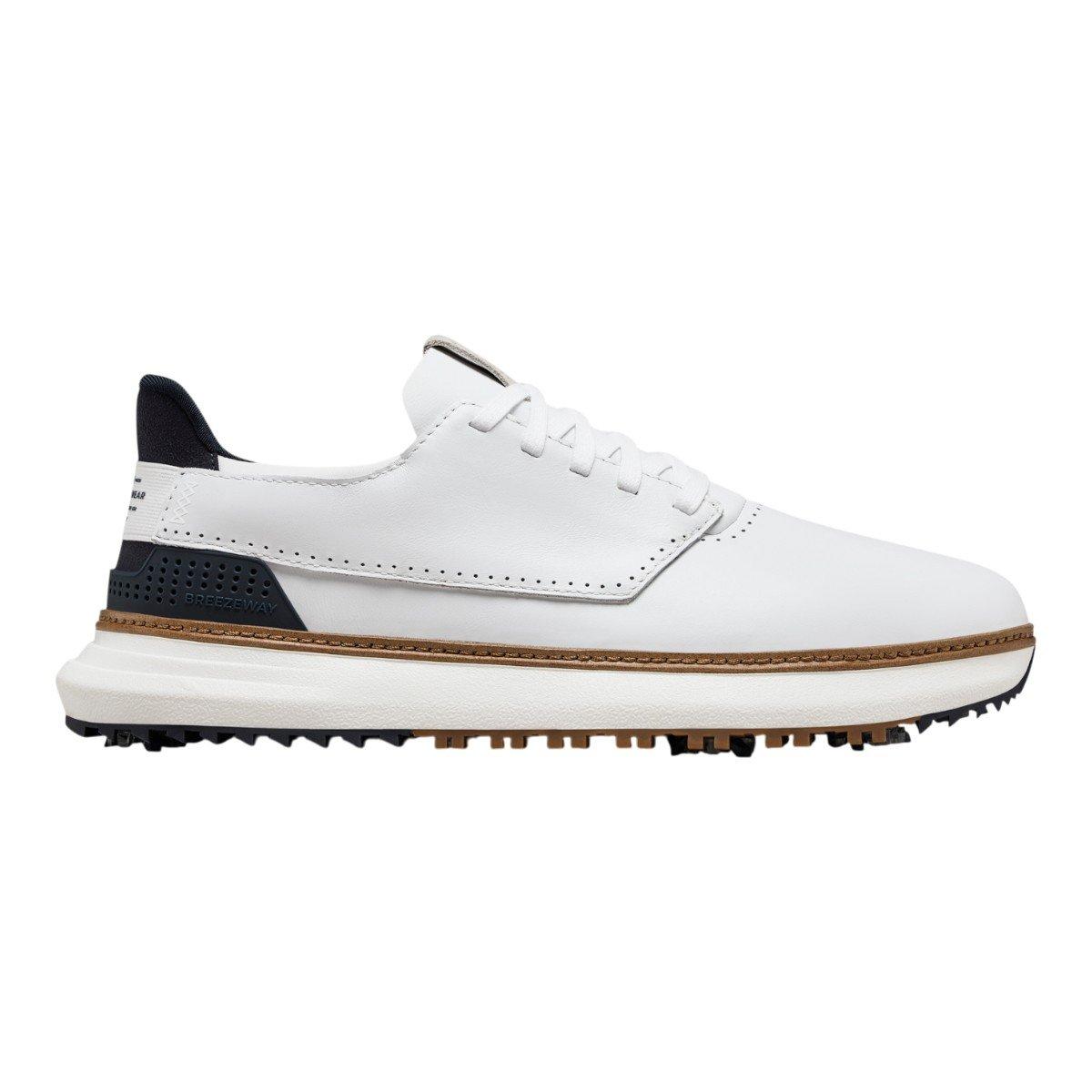 TRUE Men's Lux² Maven Waterproof Spiked Golf Shoes