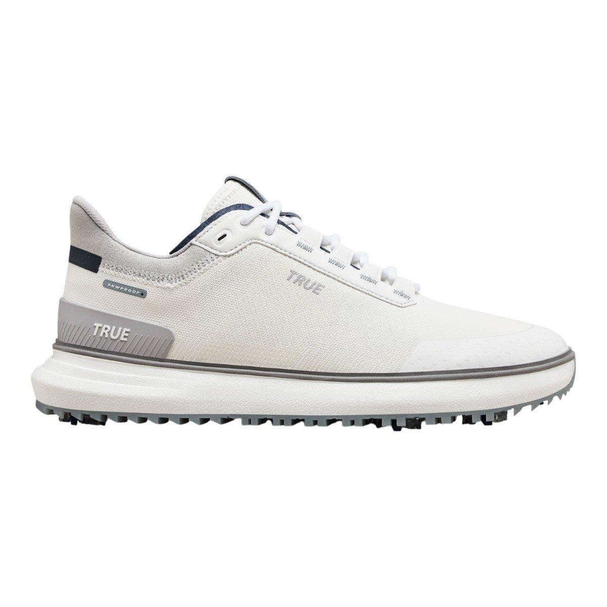 TRUE Men's Lux² Player Spiked Waterproof Golf Shoes