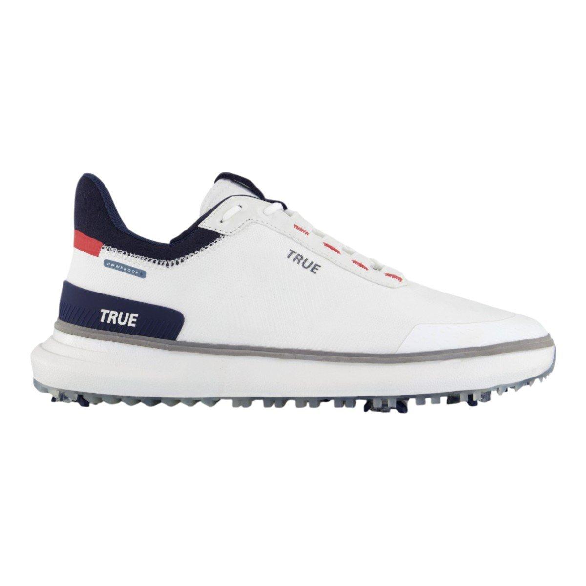 TRUE Men's Lux² Player Spiked Waterproof Golf Shoes
