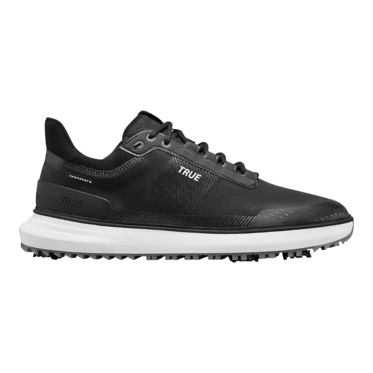 TRUE Men's Lux² Player Spiked Waterproof Golf Shoes