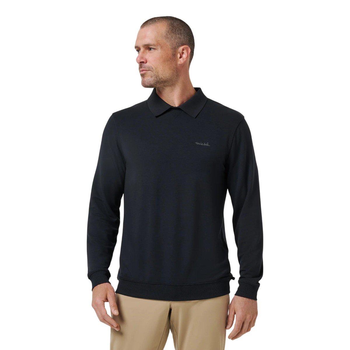 TravisMathew Men's Knit Amenities Collar Golf Mid Layer