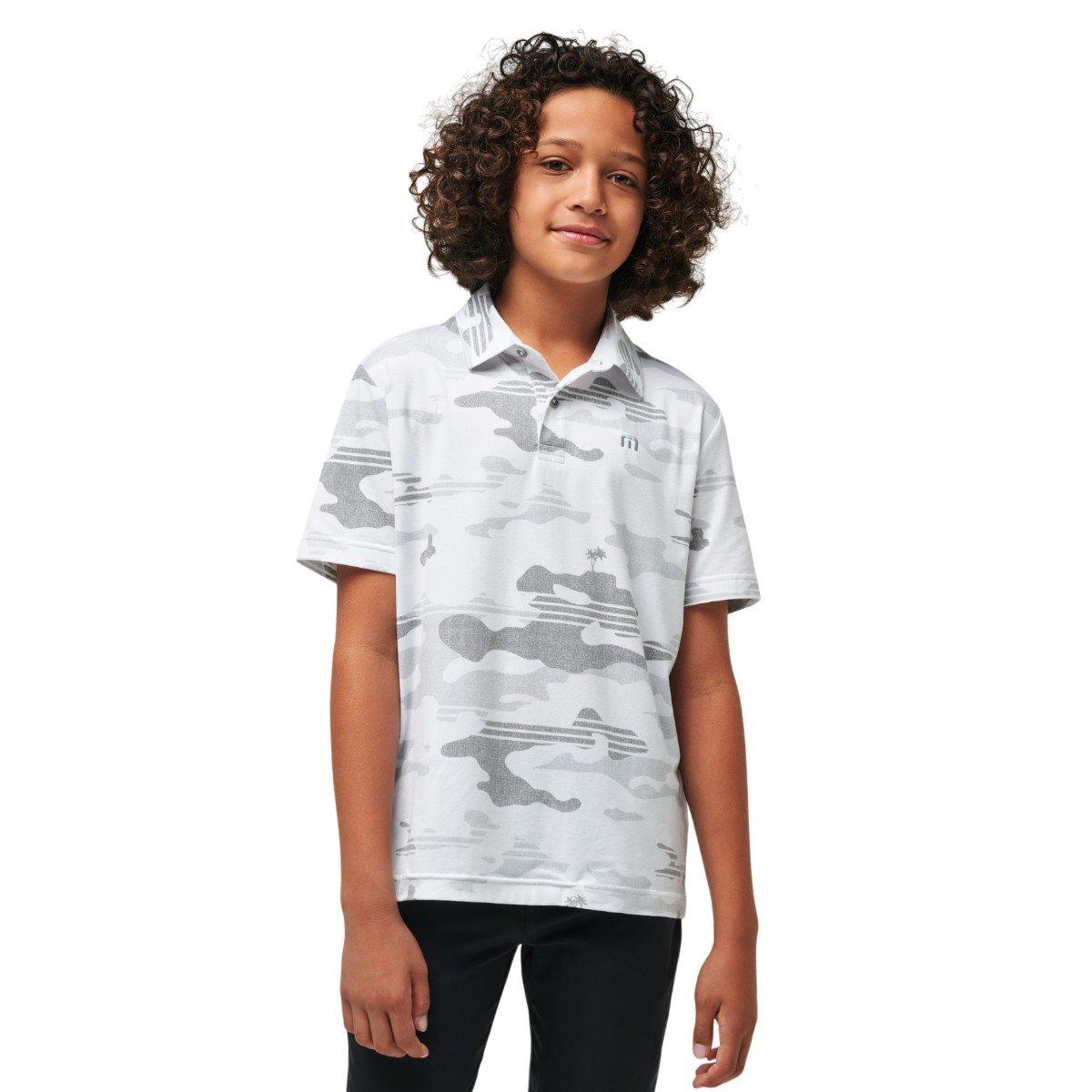 TravisMathew Heater Camo Polo Shirt