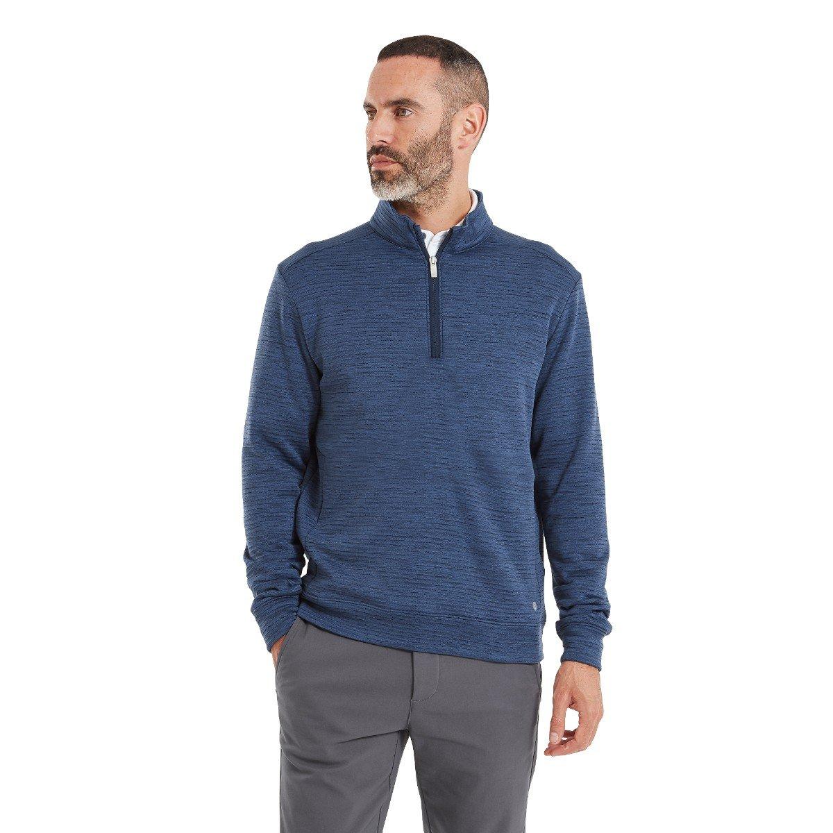 FootJoy Men's ThermoSeries Space Dye Half Zip Golf Mid Layer