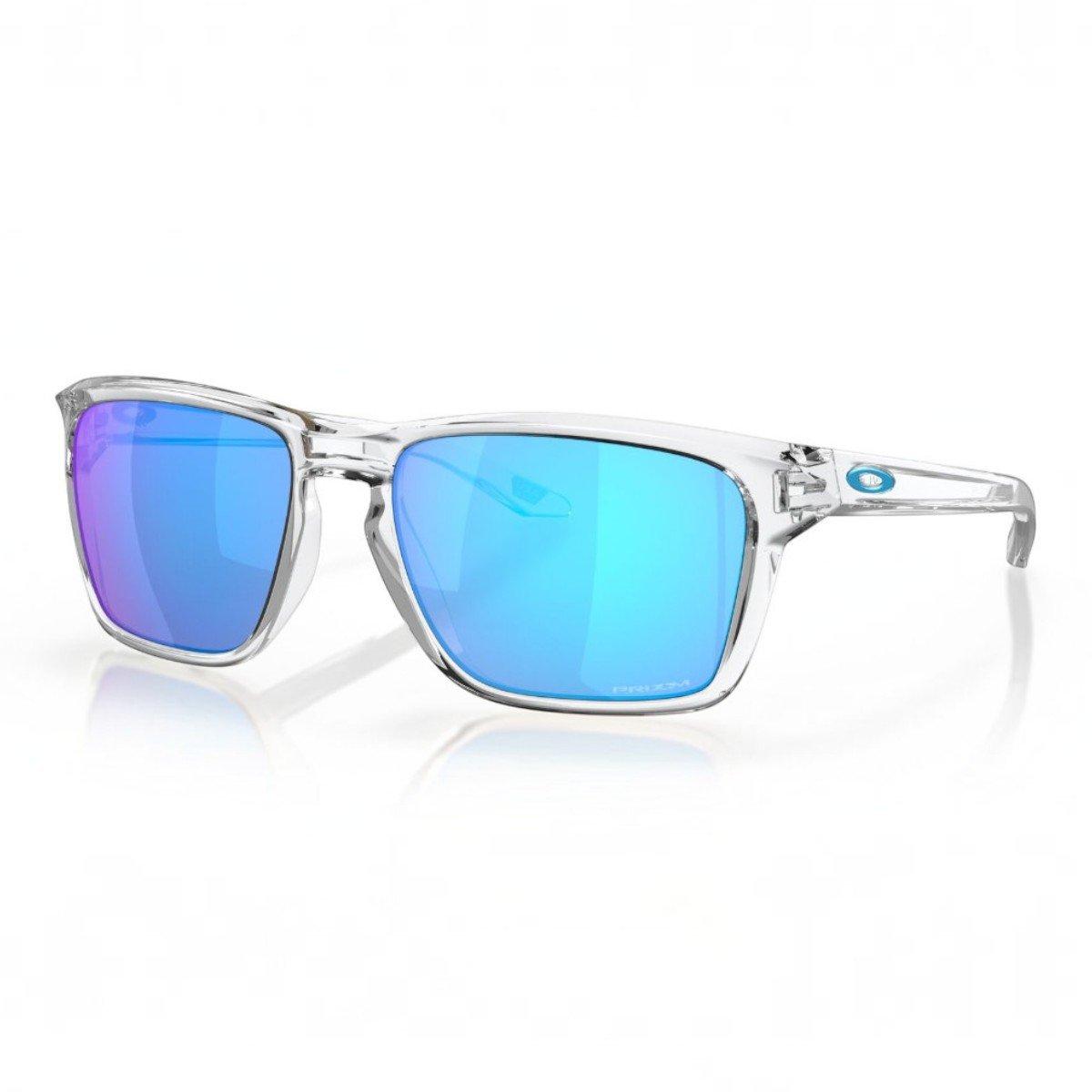 Oakley Sylas Polished Clear Prizm Golf Sunglasses
