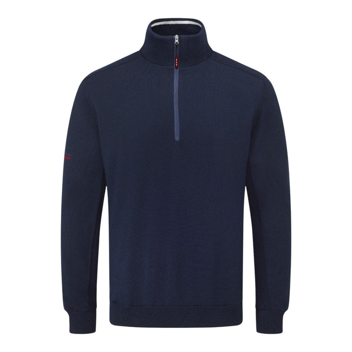 Oscar Jacobson Men's Rumsey Quarter Zip Golf Mid Layer