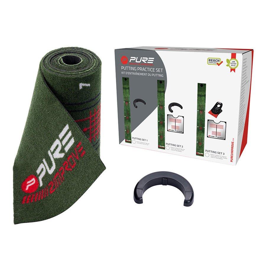 Pure2Improve Perfect Stroke Golf Putting Mat & Putting Cup
