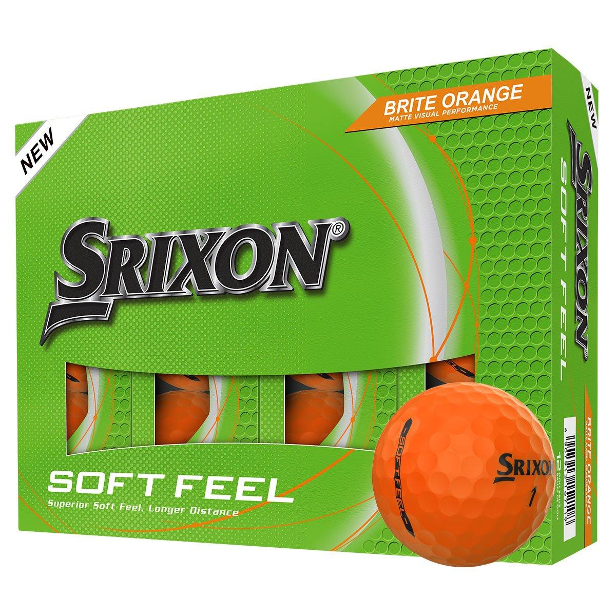Srixon Soft Feel Brite 12 Golf Ball Pack - Personalised