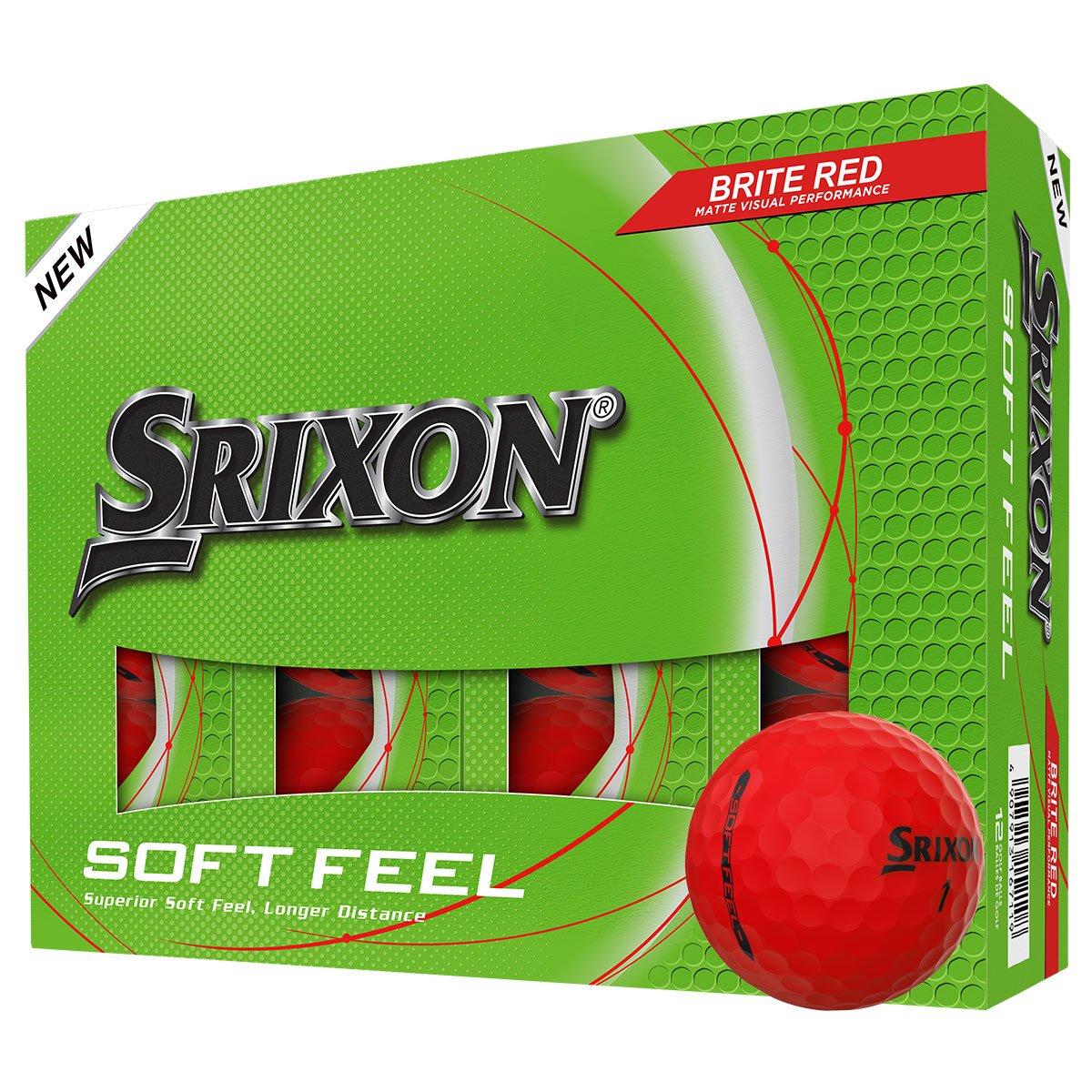 Srixon Soft Feel Brite 12 Golf Ball Pack - Personalised
