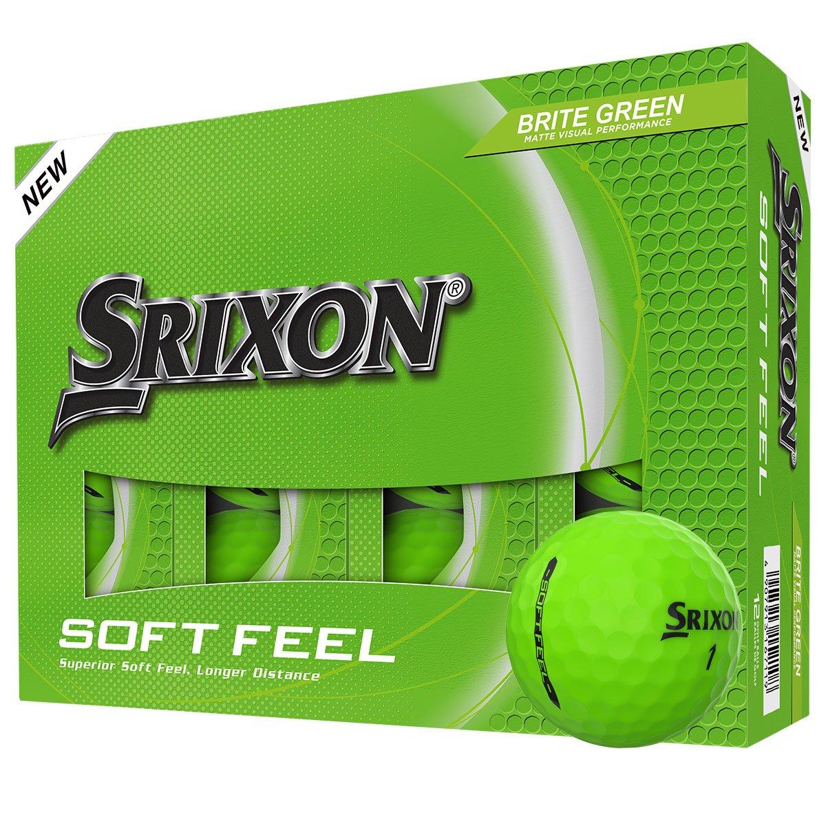 Srixon Soft Feel Brite 12 Golf Ball Pack - Personalised