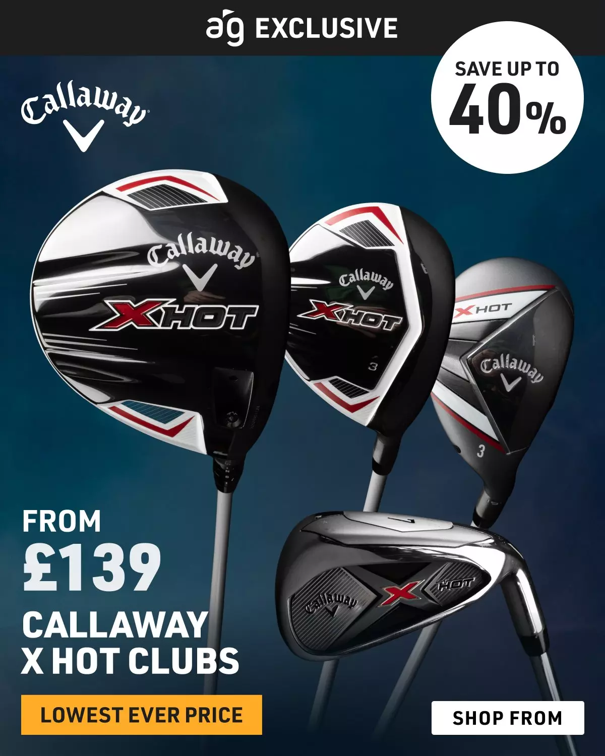 Callaway X Hot Clubs Grouped
