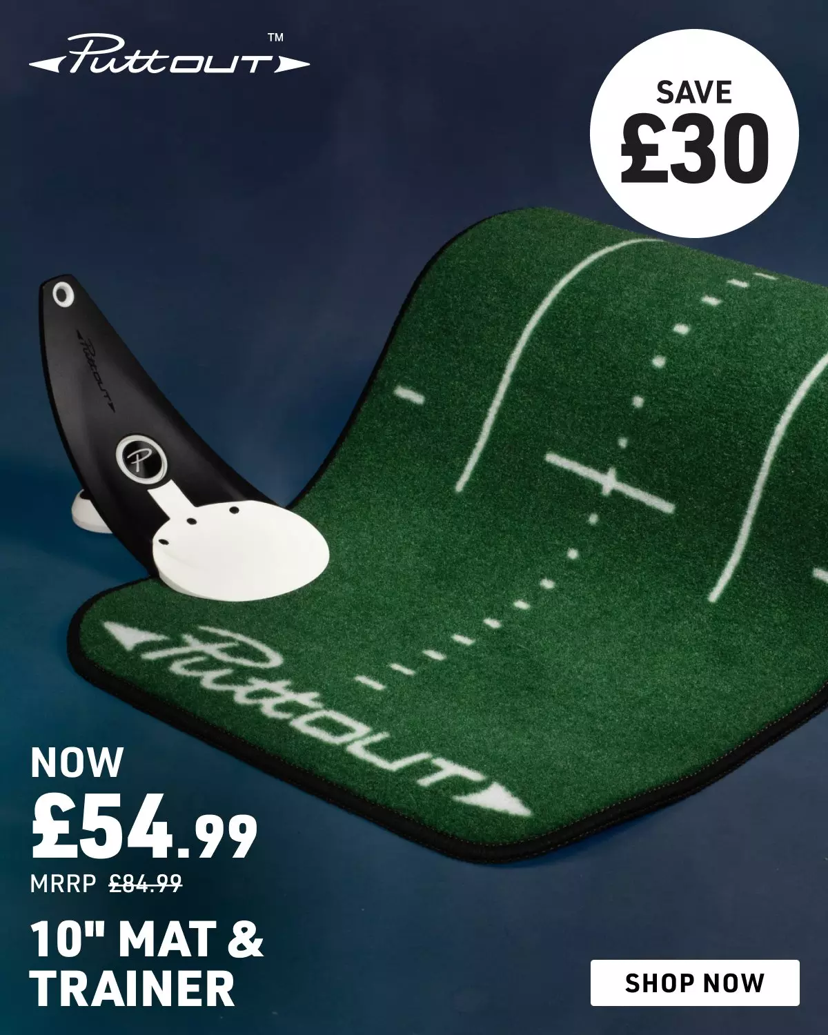 Puttout 10" Mat & Trainer