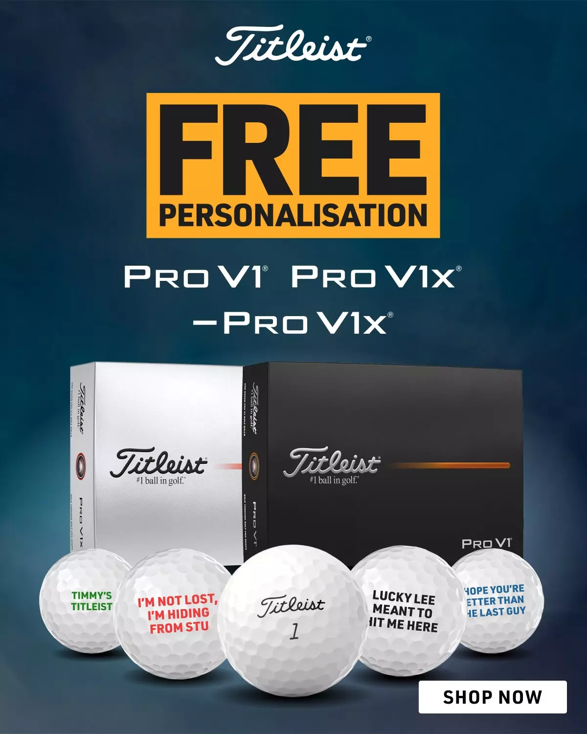Titleist Personalised Balls