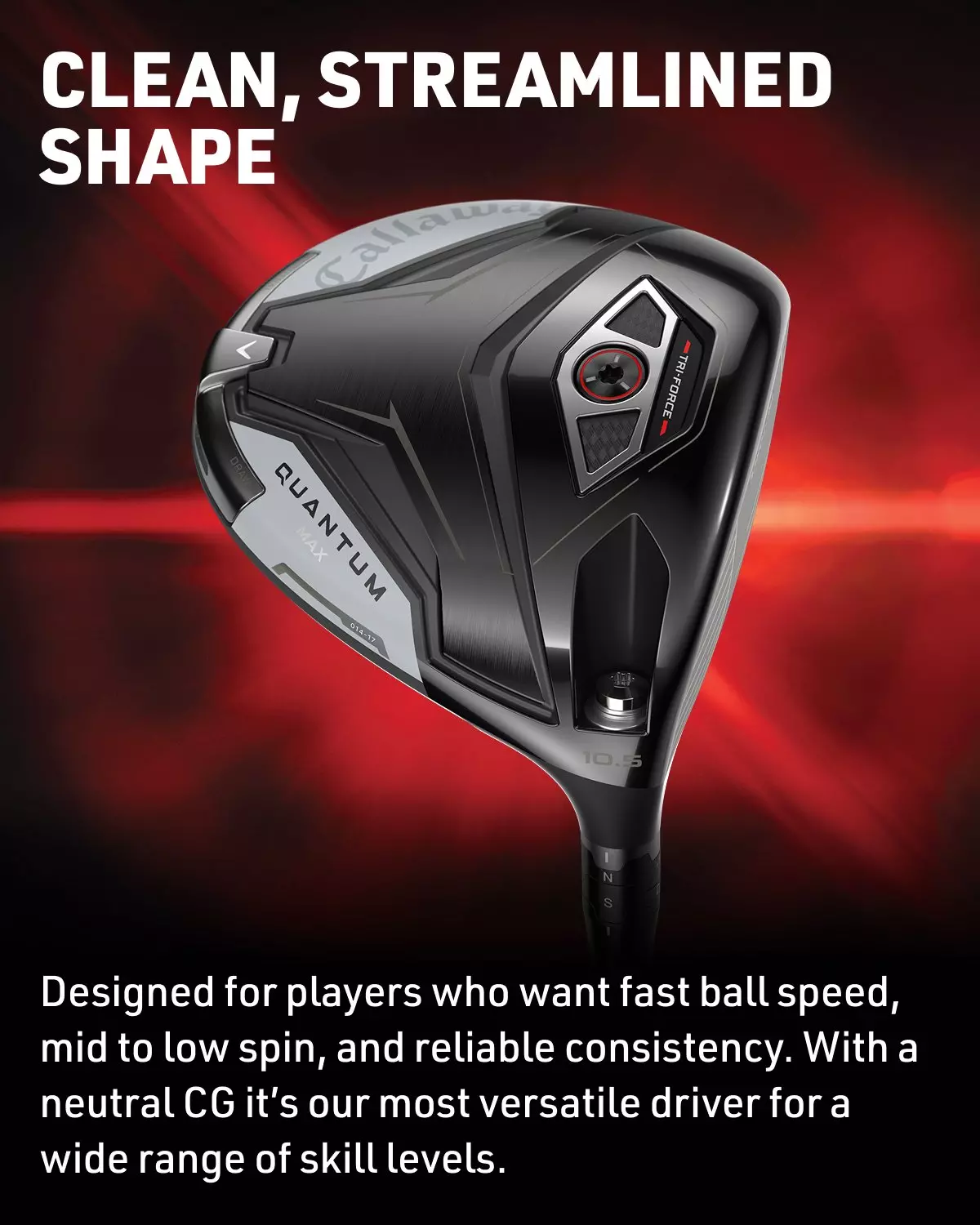 Clean, Streamlined Shape 