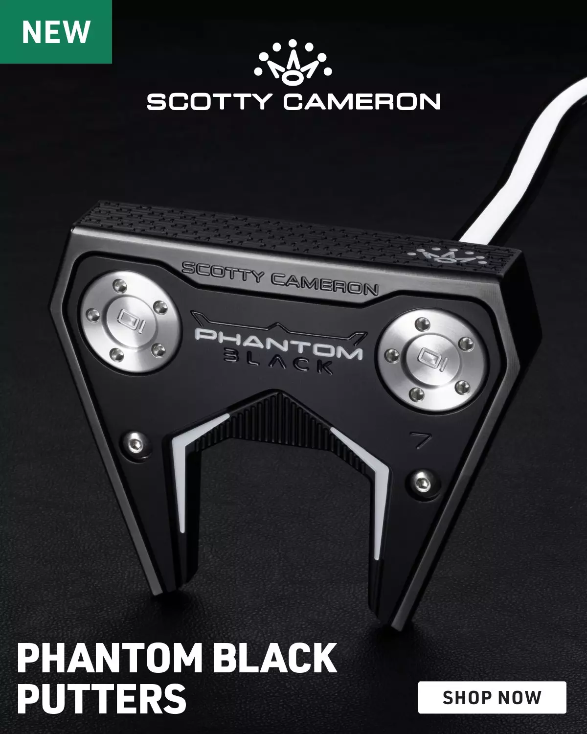 Scotty Cameron Phantom Black Putters