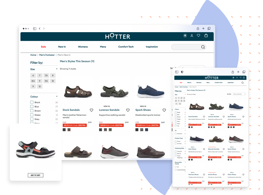 Where are hotter shoes made sales