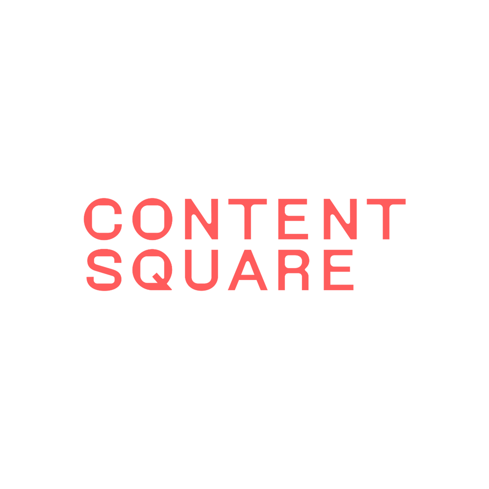 Red "CONTENT SQUARE" text on a black background.