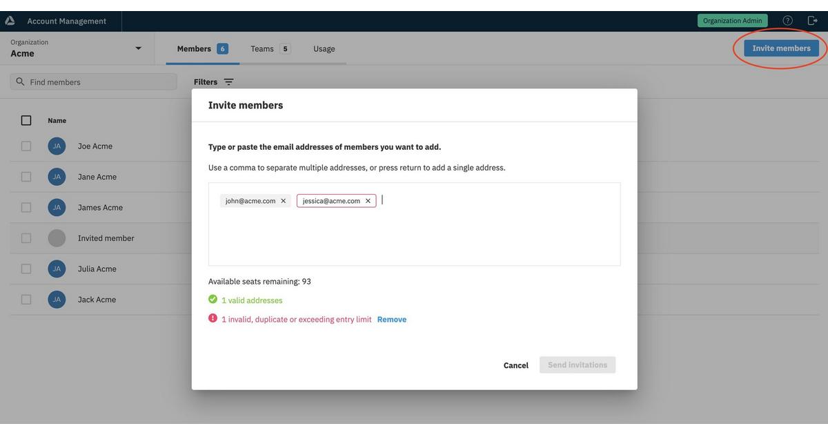 Self serve user creation | Amplience Documentation