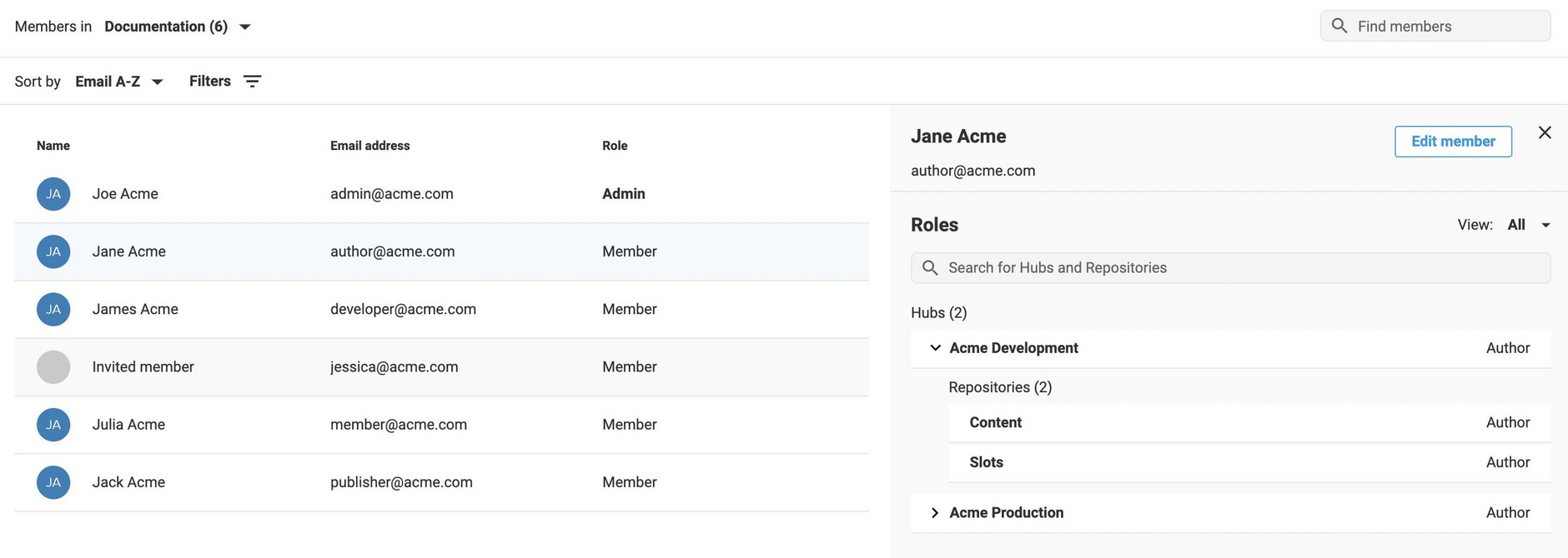 Finding assigned roles