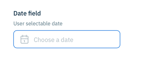 Choose date