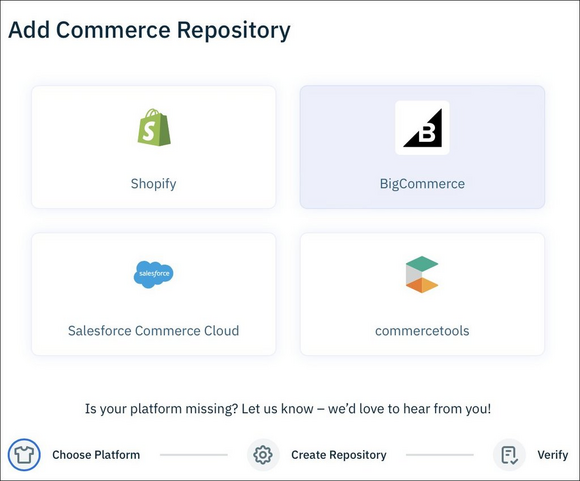 Add your commerce integration