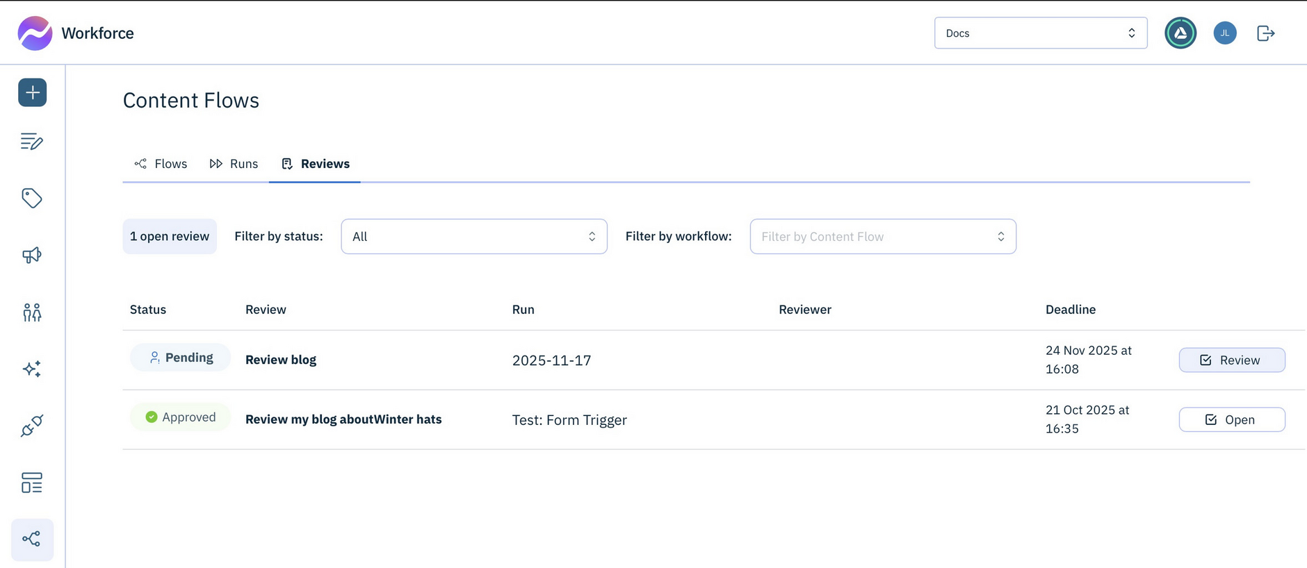 The Reviews list shows the reviews on this hub