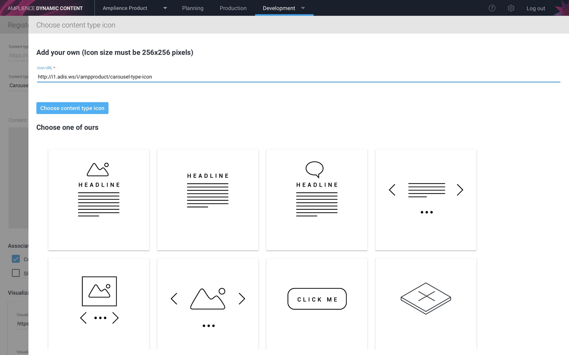 Working with content types | Amplience Developer Portal