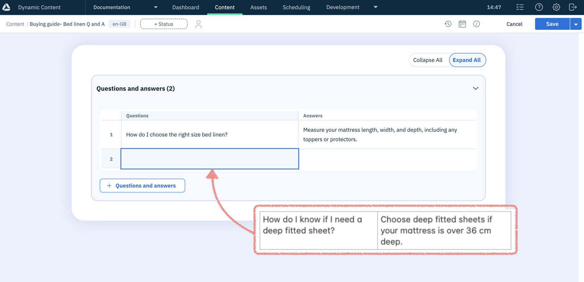 Pasting next question and answer