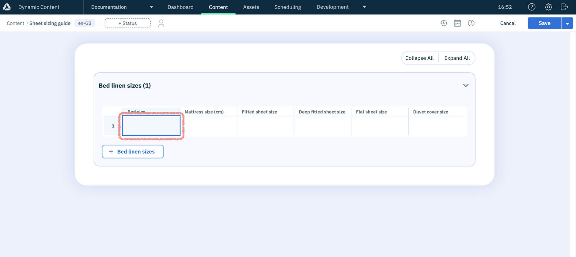 Cell that marks the starting point for the paste action