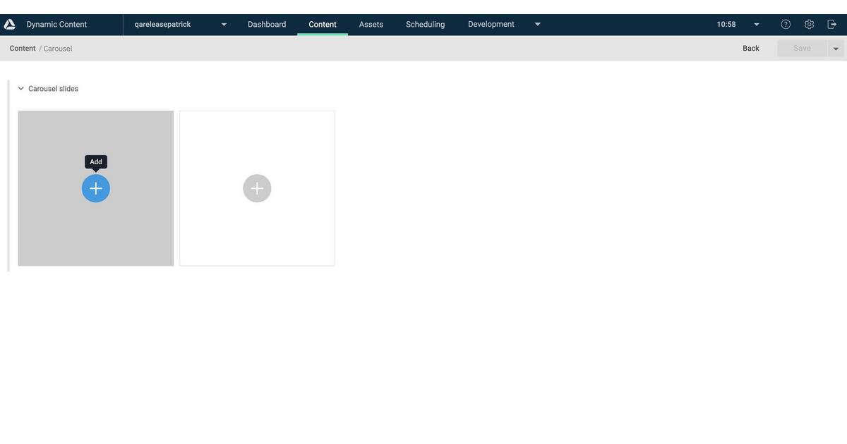 Enhanced content chooser | Amplience Documentation
