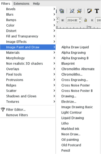 Additional filter settings